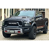 Tough Guard Form Fit Bug Shield - Acrylic ABS Plastic Black Textured Satin Hood Only - TG-6R09