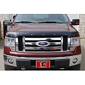 Tough Guard Form Fit Bug Shield - Acrylic ABS Plastic Black Textured Satin Hood Only - TG-8A09