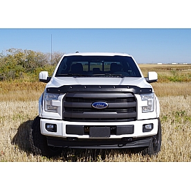 Tough Guard Form Fit Bug Shield - Acrylic ABS Plastic Black Textured Satin Hood Only - TG-8A15