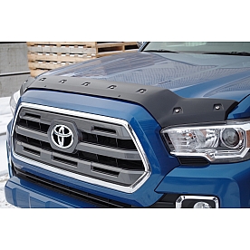 Tough Guard Form Fit Bug Shield - Acrylic ABS Plastic Black Smooth Satin Hood Only - TS-20E16