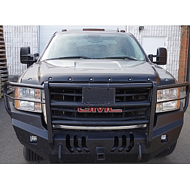 Tough Guard Form Fit Bug Shield - Acrylic ABS Plastic Black Smooth Satin Hood Only - TS-23A07