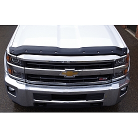 Tough Guard Form Fit Bug Shield - Acrylic ABS Plastic Black Smooth Satin Hood Only - TS-5M15