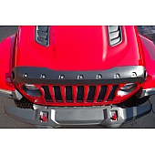 Tough Guard Form Fit Bug Shield - Acrylic ABS Plastic Black Smooth Satin Hood Only - TS-7W18