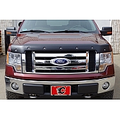 Tough Guard Form Fit Bug Shield - Acrylic ABS Plastic Black Smooth Satin Hood Only - TS-8A09