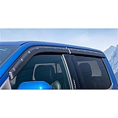 Tough Guard Form Fit Rainguard - Black Satin Acrylic Coated ABS Plastic Set Of 4 - TV-8A09-SCR