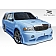 DuraFlex Bumper Cover Plain  Platinum Fiberglass - 102114