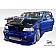 DuraFlex Bumper Cover Plain  Platinum Fiberglass - 102114