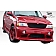 DuraFlex Bumper Cover Plain  Platinum Fiberglass - 102114