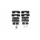 Rhino-Rack USA Roof Rack Mounting Kit Black Set Of 4 - RCP12BK
