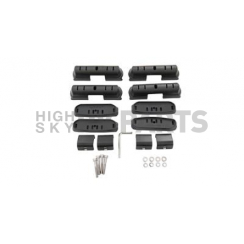 Rhino-Rack USA Roof Rack Mounting Kit Black Set Of 4 - RCP12BK