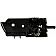 Help! By Dorman Interior Door Handle - Plastic Silver Lever With Black Knob Single - 81272