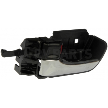 Help! By Dorman Interior Door Handle - Plastic Silver Lever With Black Knob Single - 81272-2