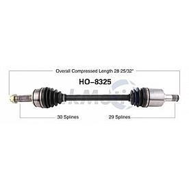 TrakMotive CV Axle Shaft - HO-8325