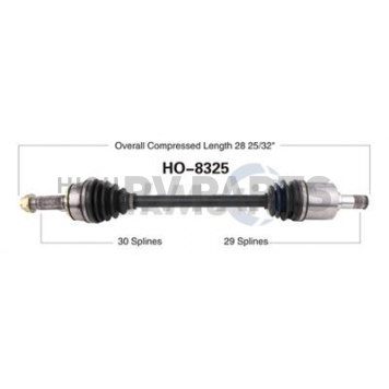 TrakMotive CV Axle Shaft - HO-8325