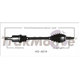 TrakMotive CV Axle Shaft - HO-8219