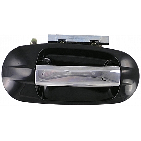 Help! By Dorman Exterior Door Handle - Plastic Silver Lever And Black Housing Single - 82184