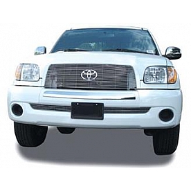 T-Rex Truck Products Grille Insert - Horizontal Bar Rectangular Polished Aluminum - 20957