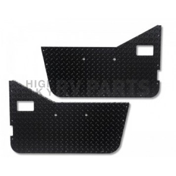 Warrior Products Door Panel Insert - Steel Black For Half Door - S90755