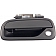 Help! By Dorman Exterior Door Handle - Plastic Black Single - 80353