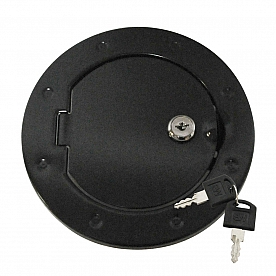 Black Mountain Fuel Door - Round - BM13889