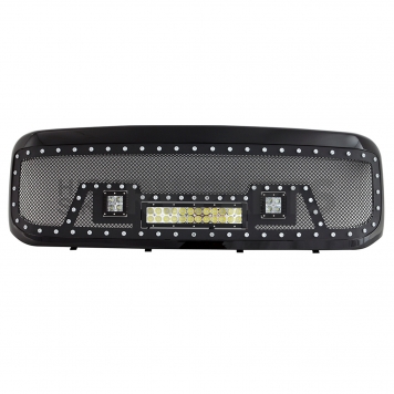 Paramount Automotive Grille - Gloss Black ABS Plastic - 480805