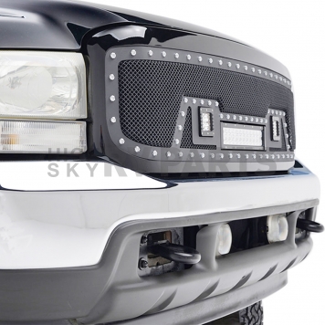Paramount Automotive Grille - Gloss Black ABS Plastic - 480805-3