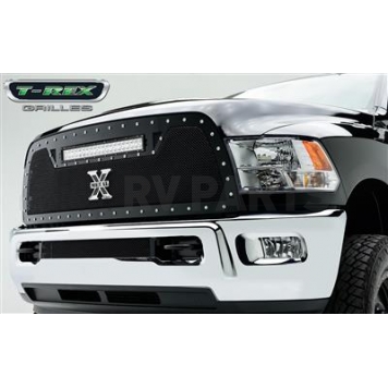 T-Rex Truck Products Grille - Powder Coated Black Mild Steel - 6314521