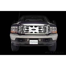 Putco Grille Insert - Polished Stainless Steel Rectangular - 89105