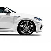 Extreme Dimensions Fender - Fiberglass Gray Primered Set Of 2 - 108614