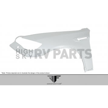 Extreme Dimensions Fender - Fiberglass Gray Primered Set Of 2 - 108614-2