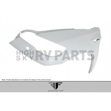 Extreme Dimensions Fender - Fiberglass Gray Primered Set Of 2 - 108614-3