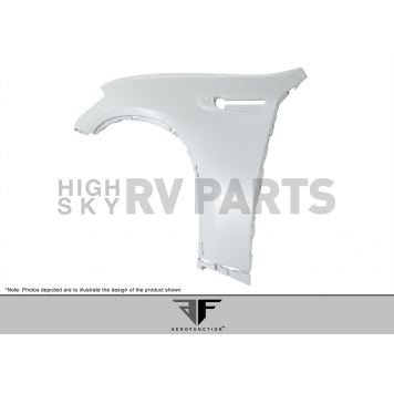 Extreme Dimensions Fender - Fiberglass Gray Primered Set Of 2 - 108614-4