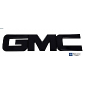 All Sales Emblem - GMC Black Aluminum - 96505K
