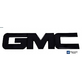 All Sales Emblem - GMC Black Aluminum - 96505K