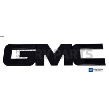 All Sales Emblem - GMC Black Aluminum - 96505K