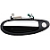 Help! By Dorman Exterior Door Handle - Plastic Silver Lever And Black Housing Single - 83505