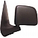 CIPA USA Exterior Mirror OEM Manual Black Single - 43245