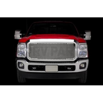 Putco Grille Insert - Polished Stainless Steel Rectangular - 64414