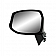 K-Source Exterior Mirror Manual OEM Black Single - 63618H
