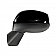 K-Source Exterior Mirror Manual OEM Black Single - 63618H