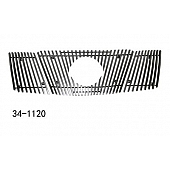 Paramount Automotive Grille Insert - Polished Aluminum 8 Millimeter Vertical Style - 341120