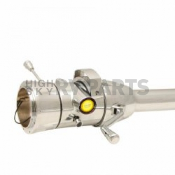 Vintage Parts Steering Column Bell Style - Chrome Plated Stainless Steel Silver 33 Inch - 76164