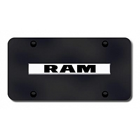 Automotive Gold License Plate - Ram Stainless Steel - RAMNCB