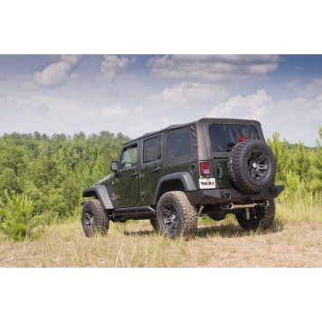 Rugged Ridge Soft Top - Black Fastback Top Vinyl - 1377135-2