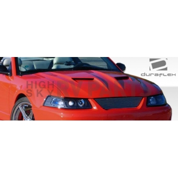 Extreme Dimensions Hood - Primered Fiberglass Black - 104772
