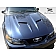 Extreme Dimensions Hood - Primered Fiberglass Black - 104772