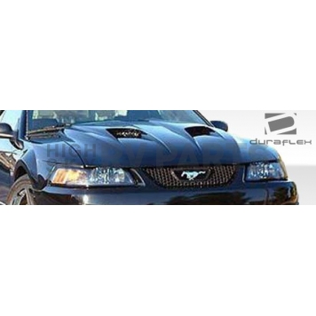 Extreme Dimensions Hood - Primered Fiberglass Black - 104772-4