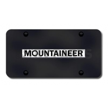 Automotive Gold License Plate - Mountaineer Stainless Steel - MOUNCB