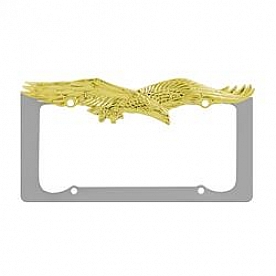 Pilot Automotive License Plate Frame - Silver Zinc - WL108C