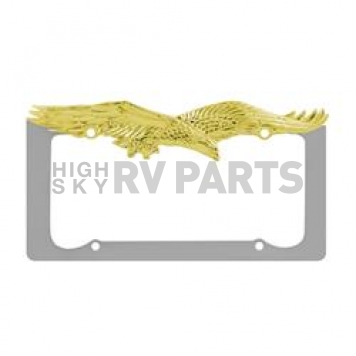 Pilot Automotive License Plate Frame - Silver Zinc - WL108C